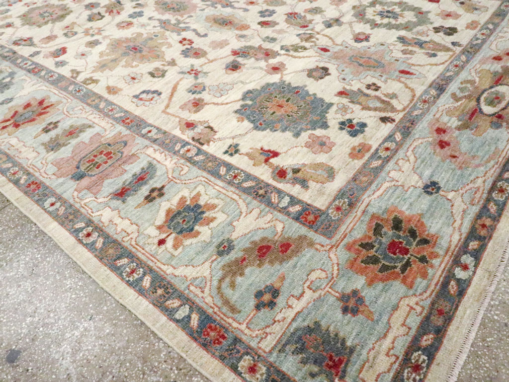 Modern Persian Sultanabad Small Room Size Carpet, No.30546 - Gss