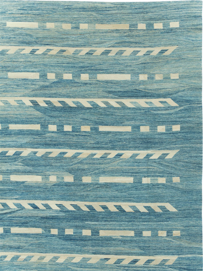 Modern Oversize Turkish Flatweave, No.30553 - Gss