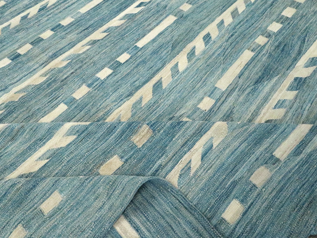 Modern Oversize Turkish Flatweave, No.30553 - Gss