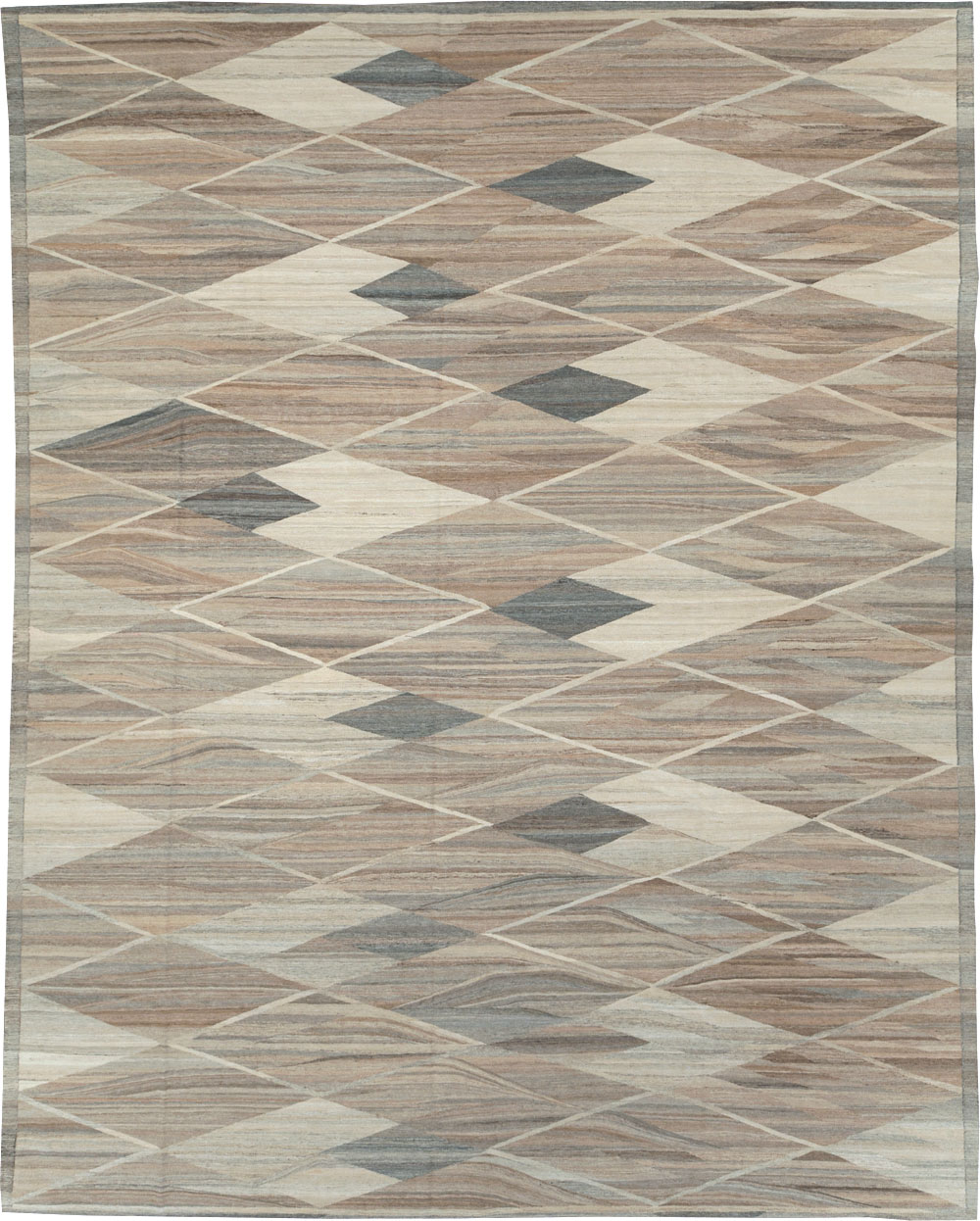 Modern Turkish Flatweave Kilim , No.30555 - Gss