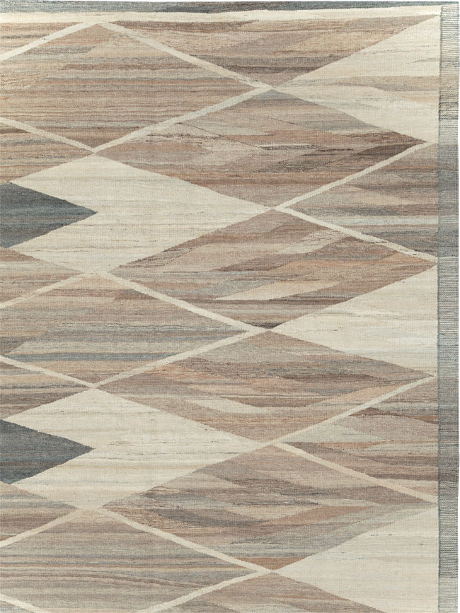 Modern Turkish Flatweave Kilim , No.30555 - Gss