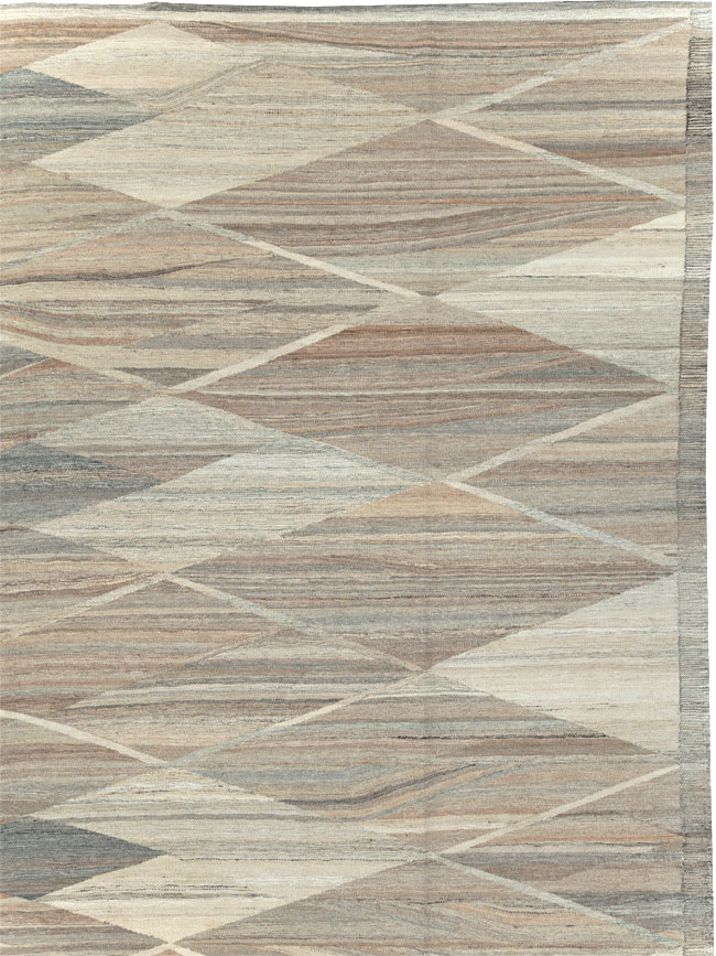 Modern Turkish Flatweave Kilim , No.30555 - Gss