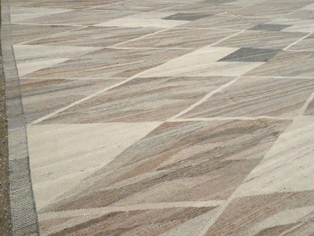 Modern Turkish Flatweave Kilim , No.30555 - Gss