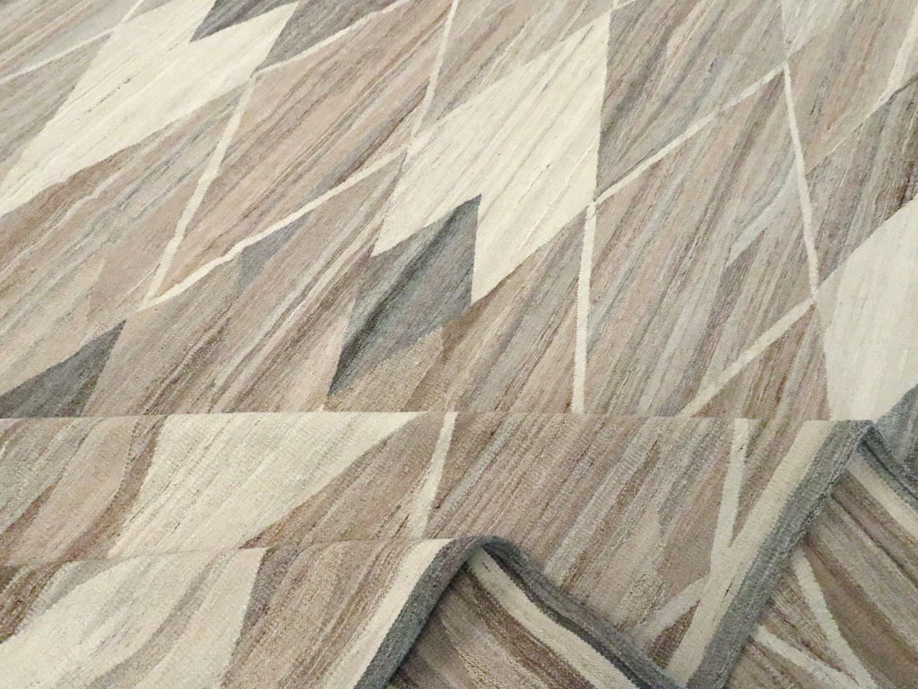 Modern Turkish Flatweave Kilim , No.30555 - Gss