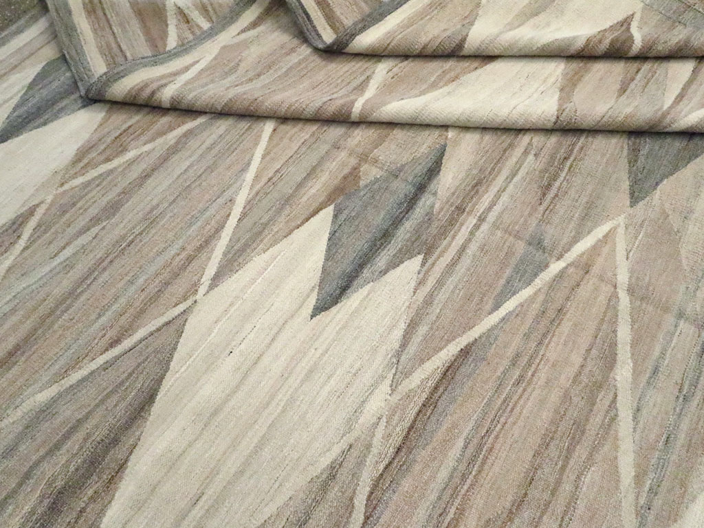 Modern Turkish Flatweave Kilim , No.30555 - Gss