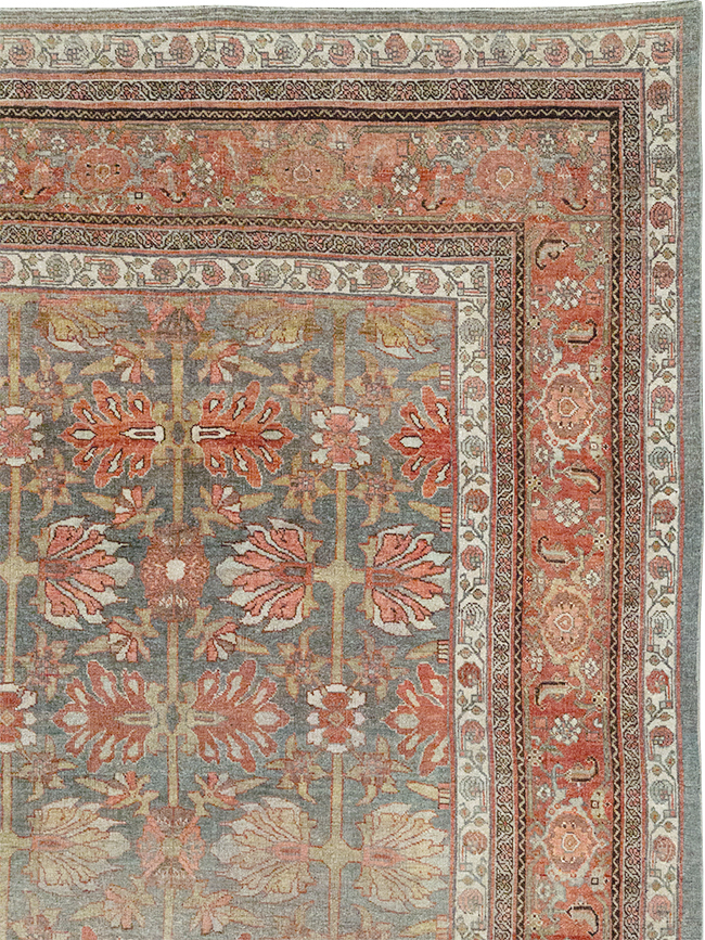 Antique Persian Bidjar Large Carpet, No.30558 - Gss