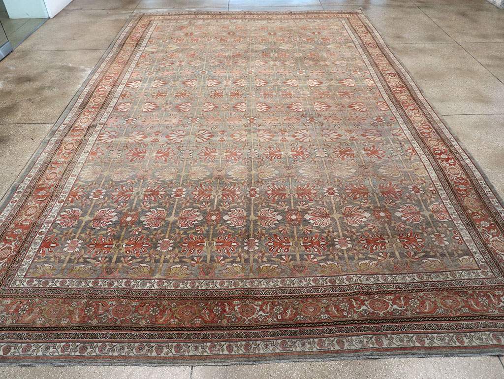 Antique Persian Bidjar Large Carpet, No.30558 - Gss