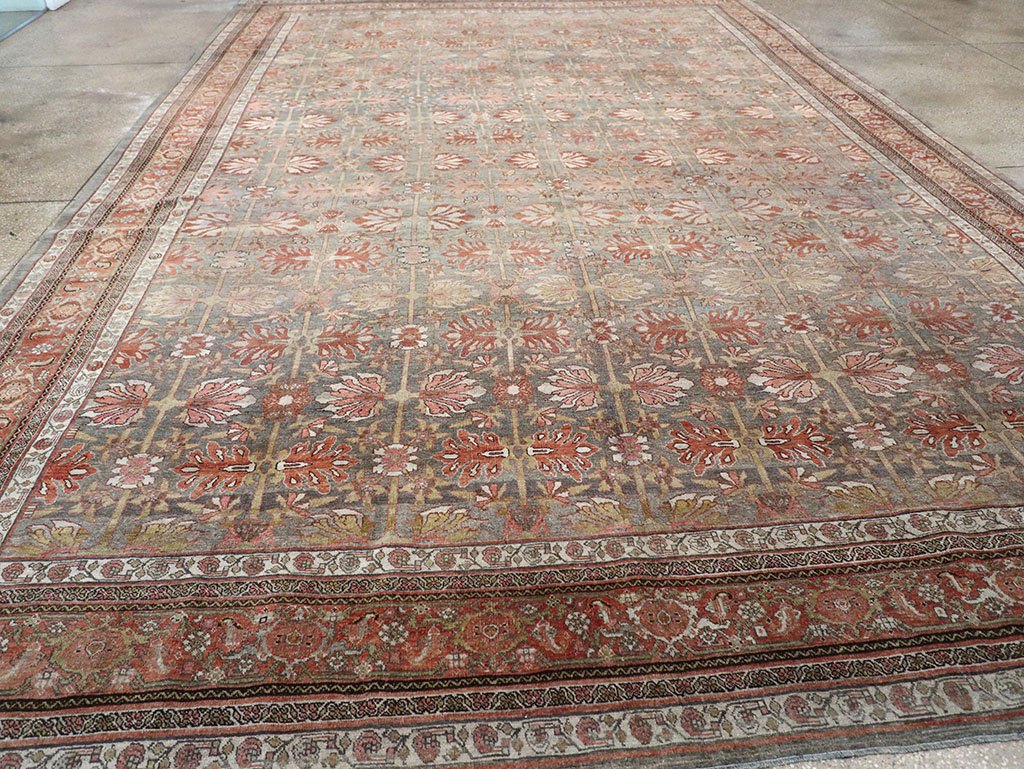 Antique Persian Bidjar Large Carpet, No.30558 - Gss