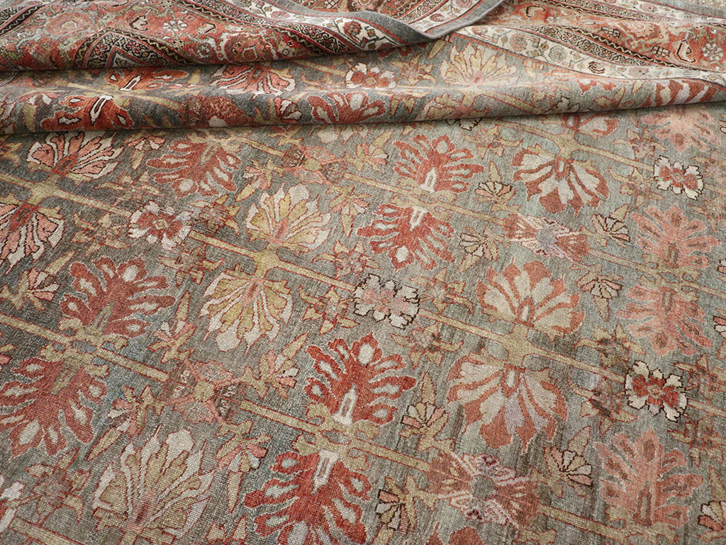 Antique Persian Bidjar Large Carpet, No.30558 - Gss