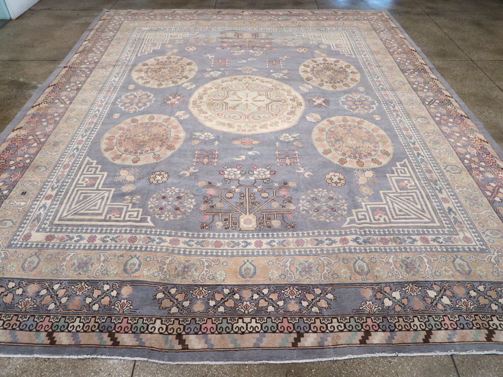 Modern East Turkestan Khotan Large Room Size Carpet, No.30559 - Gss