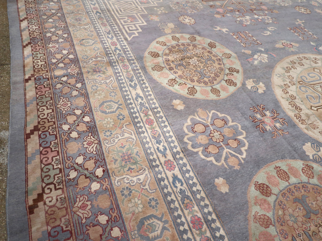 Modern East Turkestan Khotan Large Room Size Carpet, No.30559 - Gss