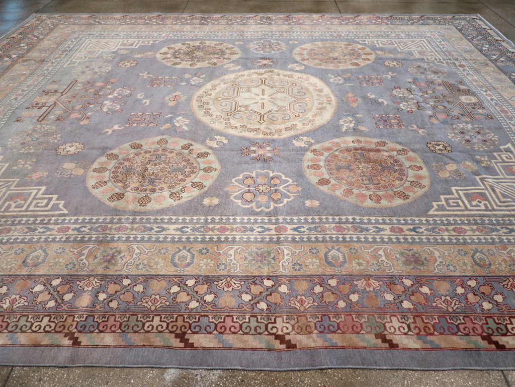 Modern East Turkestan Khotan Large Room Size Carpet, No.30559 - Gss