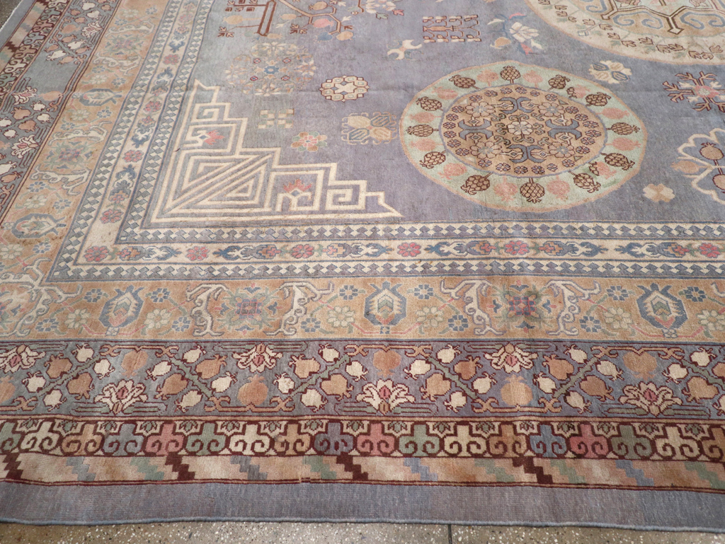 Modern East Turkestan Khotan Large Room Size Carpet, No.30559 - Gss