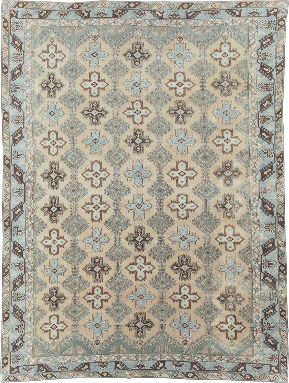 Vintage Room Size Anatolian Carpet, No.30564 - Gss
