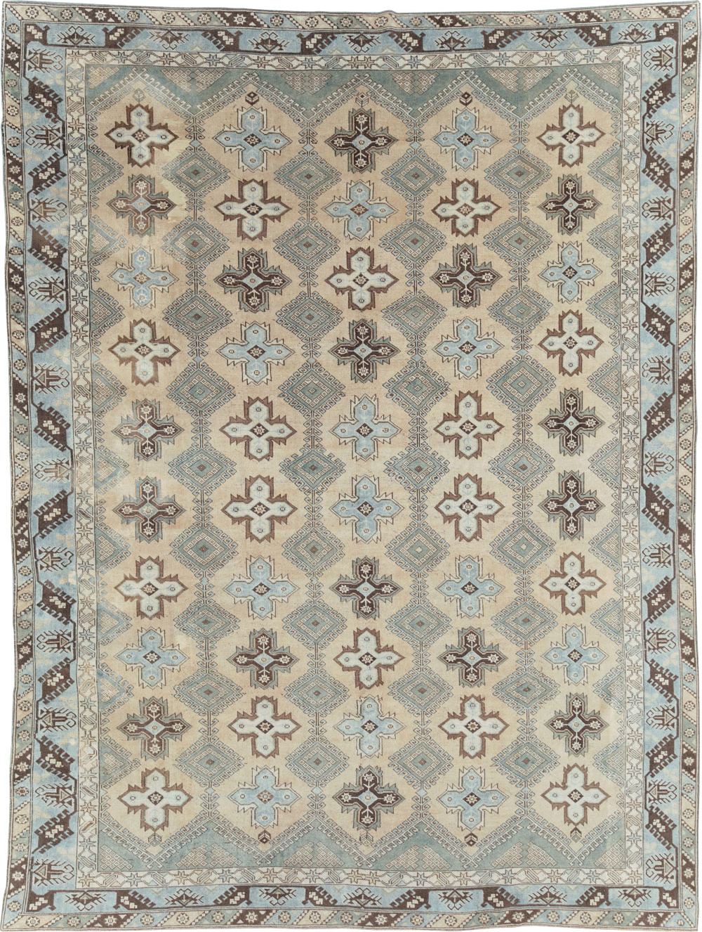 Vintage Room Size Anatolian Carpet, No.30564 - Gss
