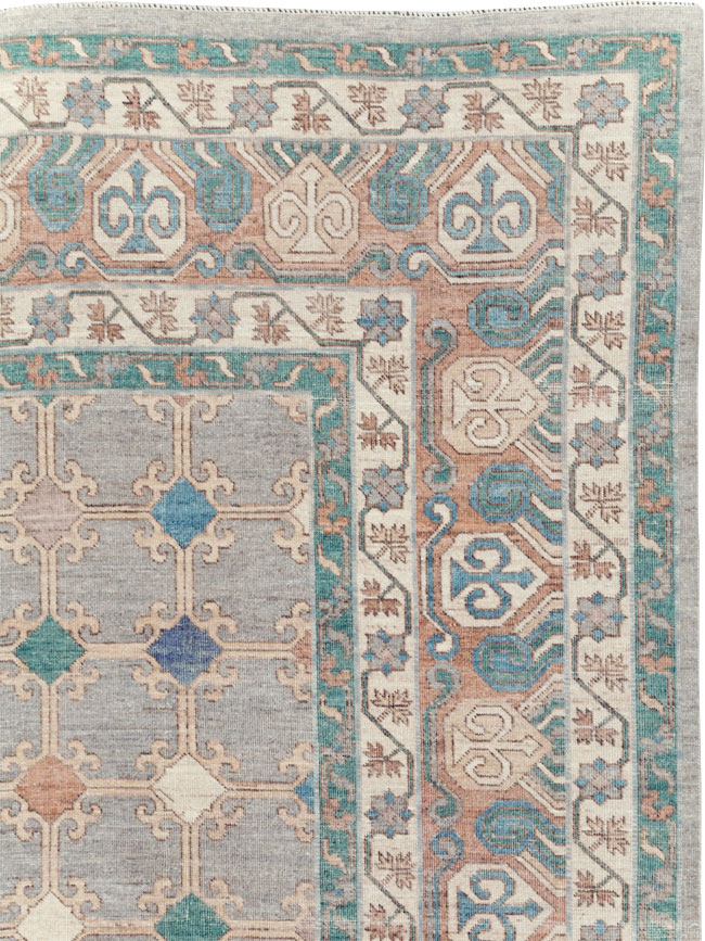 Modern Room Size Khotan Carpet, No.30570 - Gss