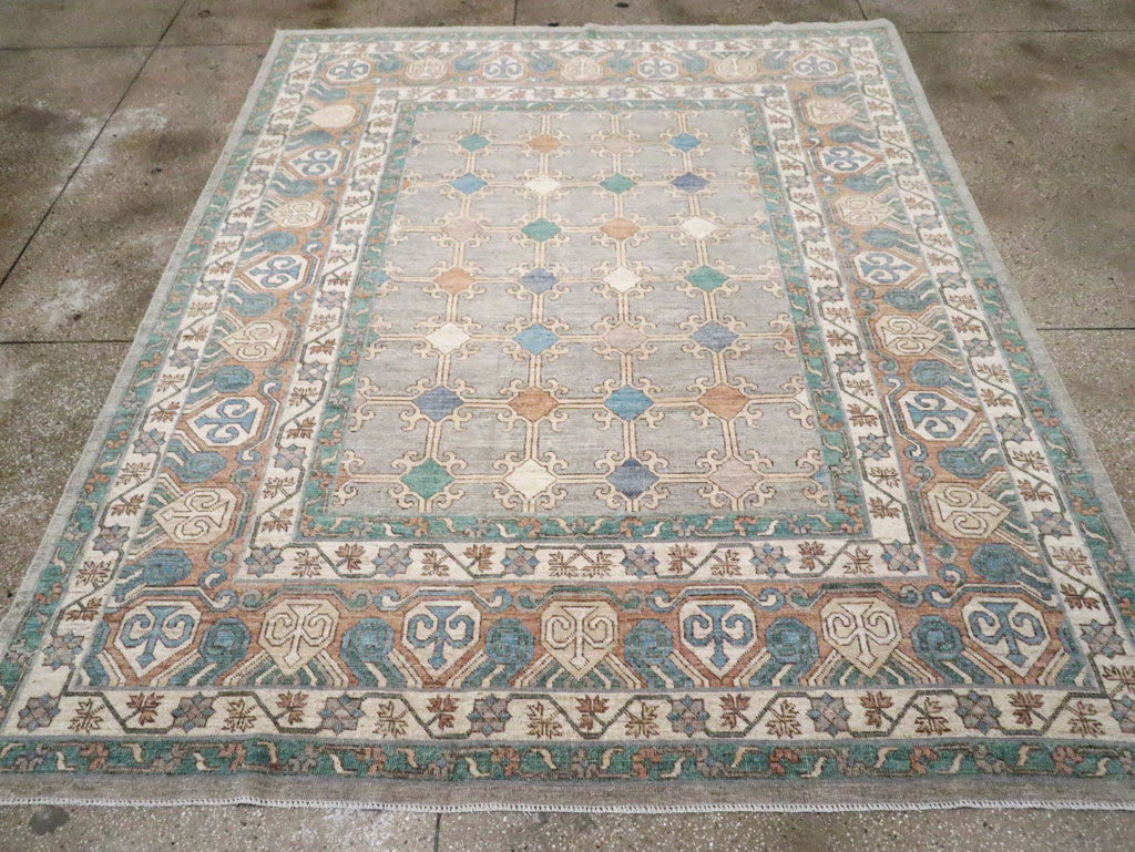Modern Room Size Khotan Carpet, No.30570 - Gss