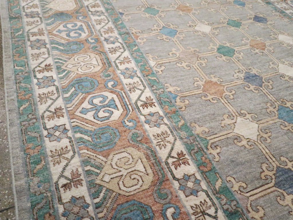 Modern Room Size Khotan Carpet, No.30570 - Gss