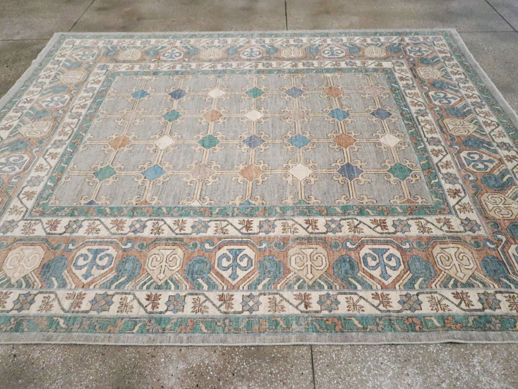 Modern Room Size Khotan Carpet, No.30570 - Gss