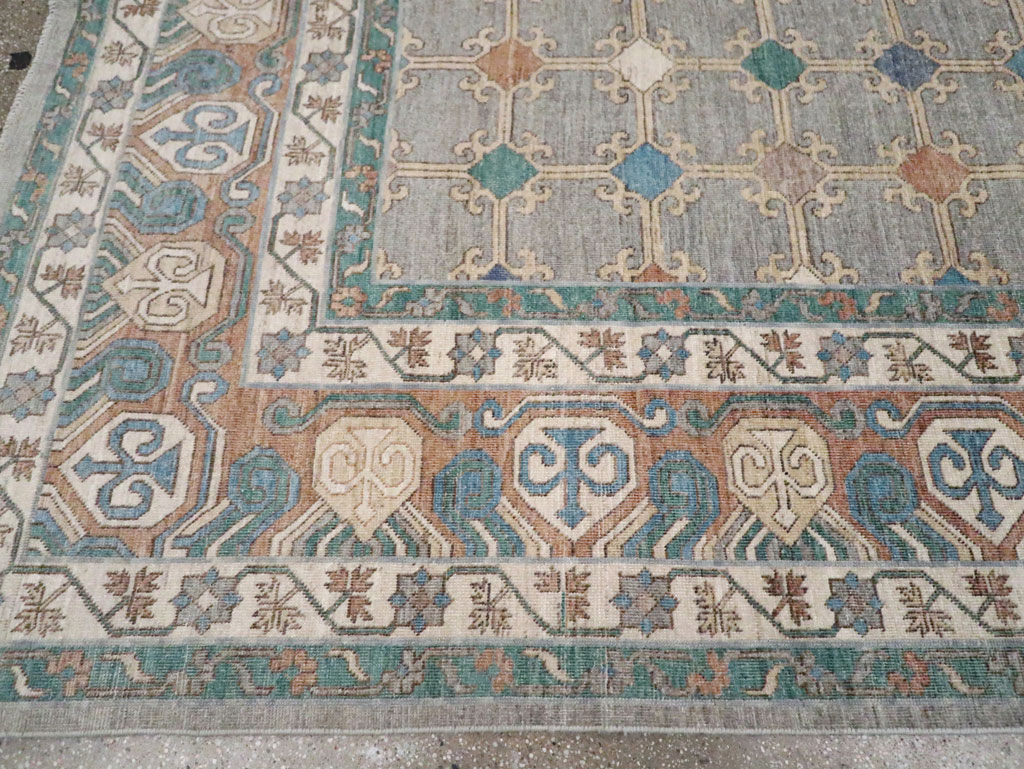 Modern Room Size Khotan Carpet, No.30570 - Gss