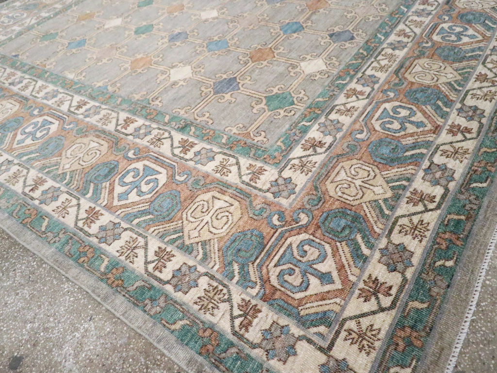 Modern Room Size Khotan Carpet, No.30570 - Gss