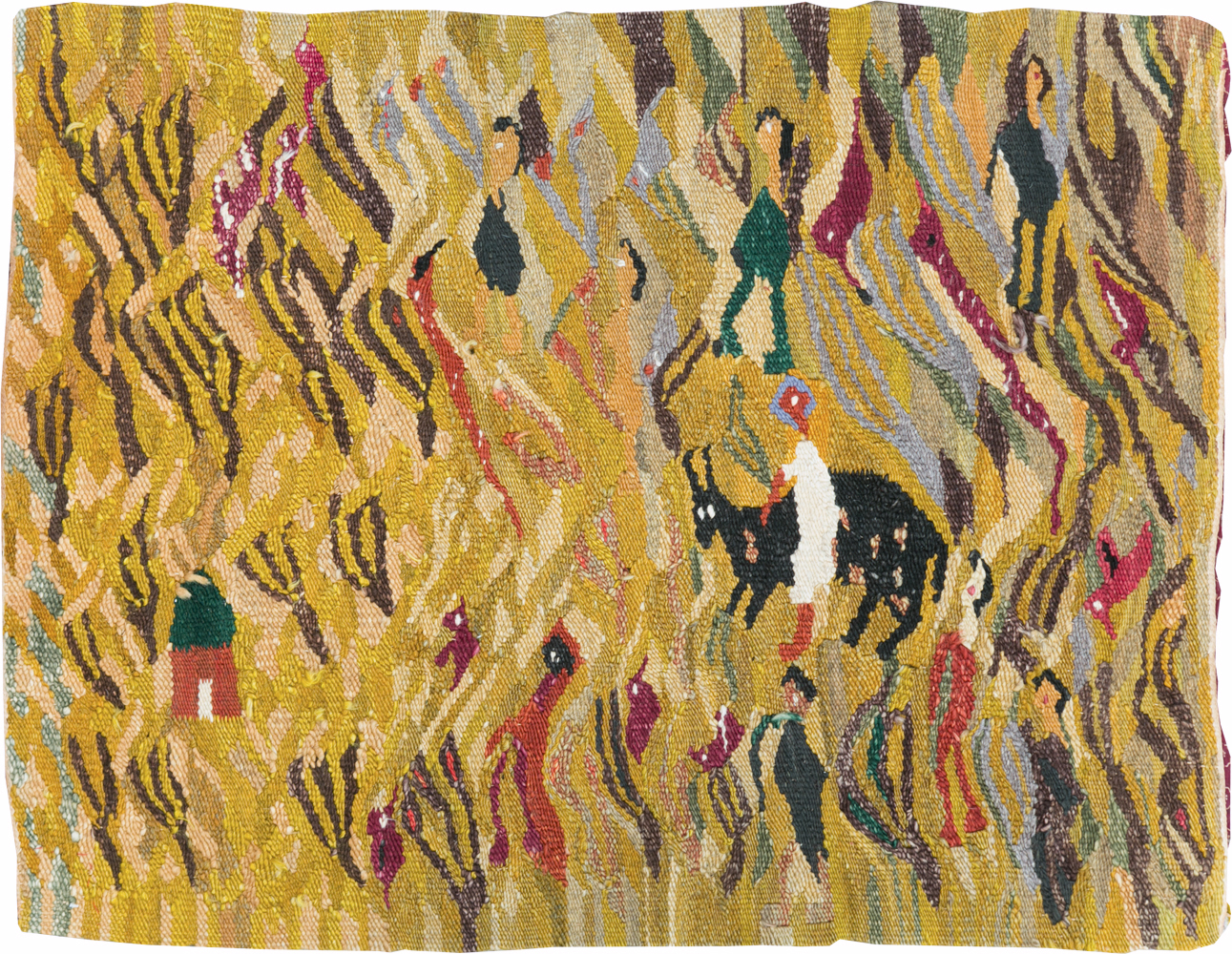 Vintage Bulgarian Tapestry, No.30576 - Gss