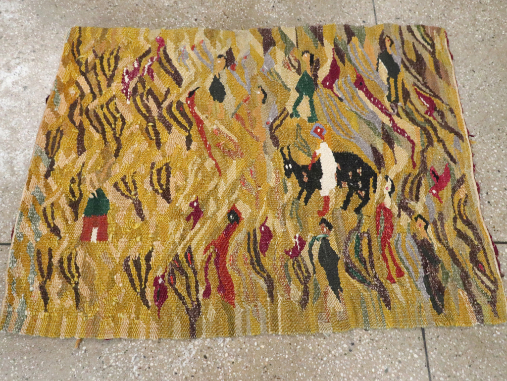 Vintage Bulgarian Tapestry, No.30576 - Gss