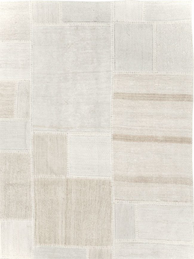 Modern Turkish Flatweave Kilim Room Size Carpet, No.30578 - Gss