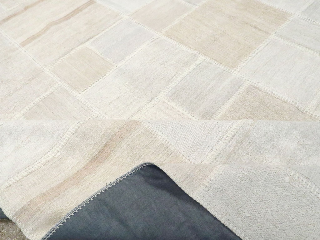 Modern Turkish Flatweave Kilim Room Size Carpet, No.30578 - Gss