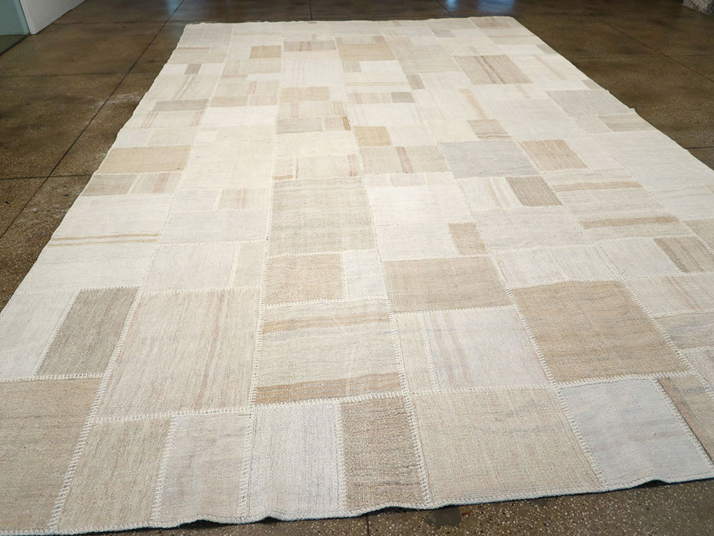 Modern Turkish Flatweave Kilim, No.30579 - Gss