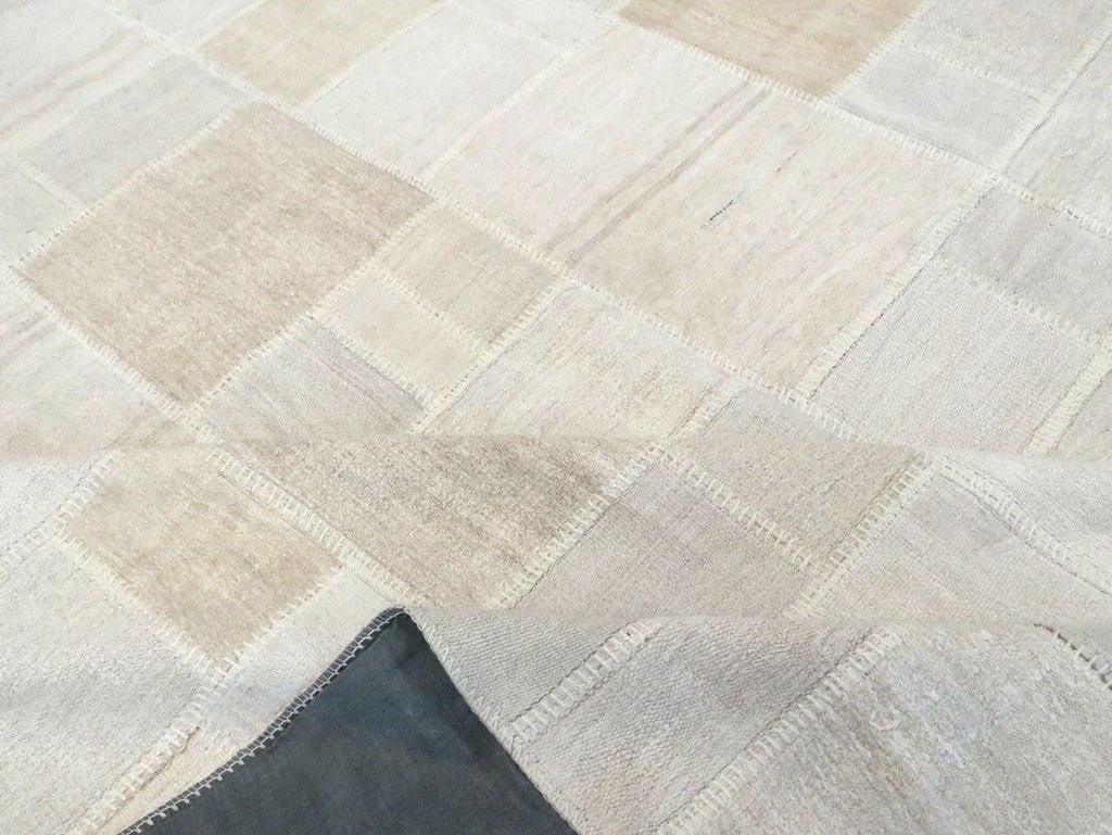 Contemporary Turkish Flatweave Kilim Patchwork Large Gallery Carpet, No.30580 - Gss