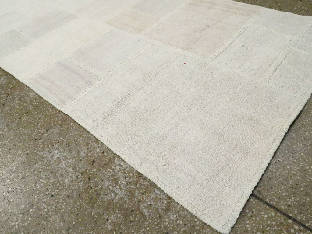 Contemporary Turkish Flatweave Kilim Patchwork Runner, No.30581 - Gss