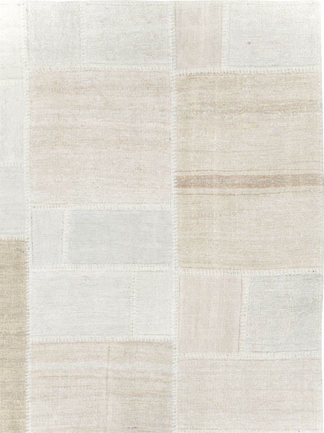 Modern Turkish Flatweave Kilim Room Size Carpet, No.30582 - Gss