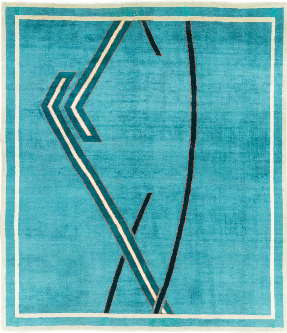 Vintage Persian Art Deco Rug, No.30595 - Gss
