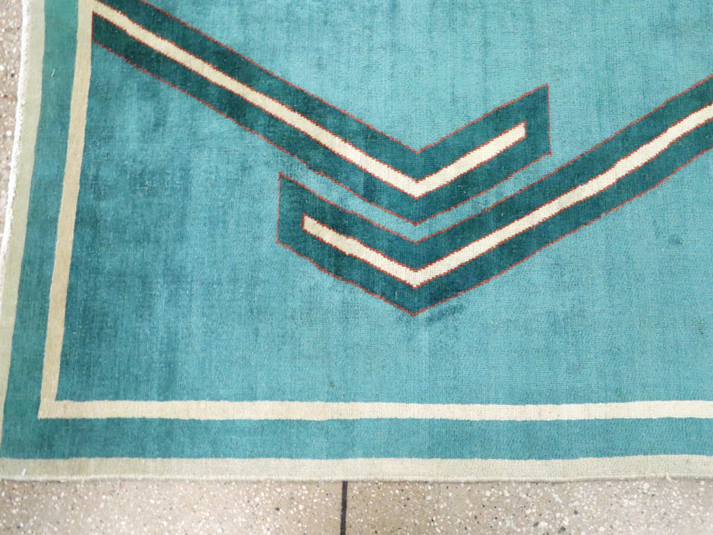 Vintage Persian Art Deco Rug, No.30595 - Gss