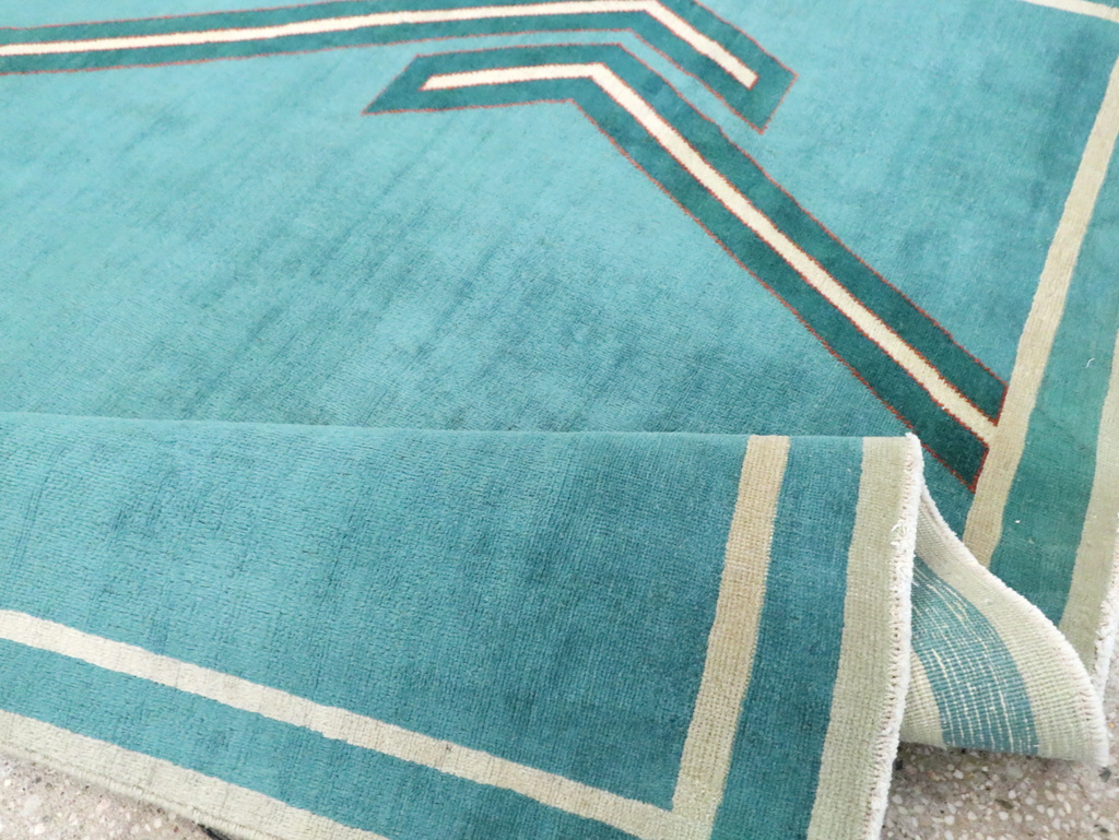 Vintage Persian Art Deco Rug, No.30595 - Gss