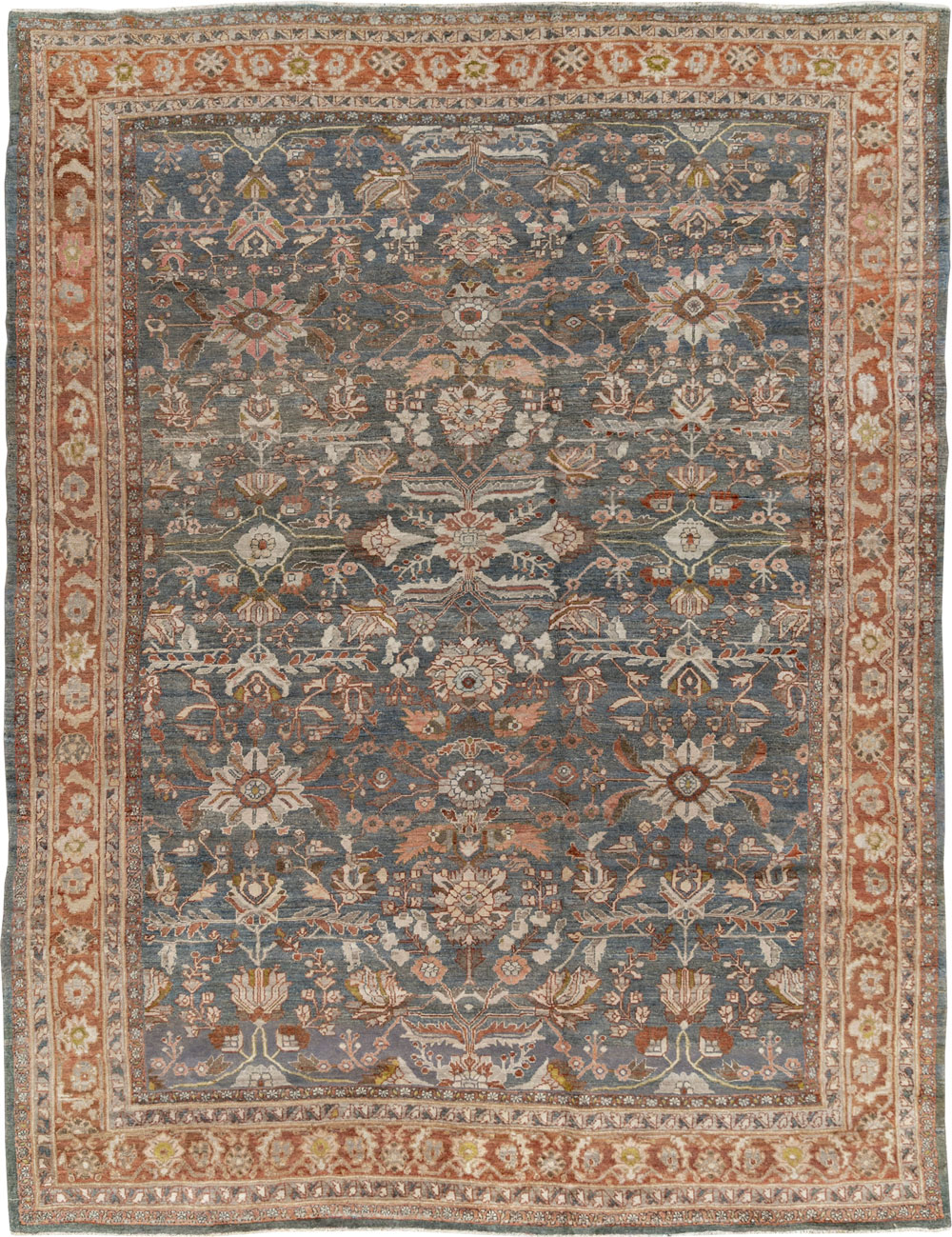 Antique Persian Bibikabad Room Size Carpet, No.30597 - Gss