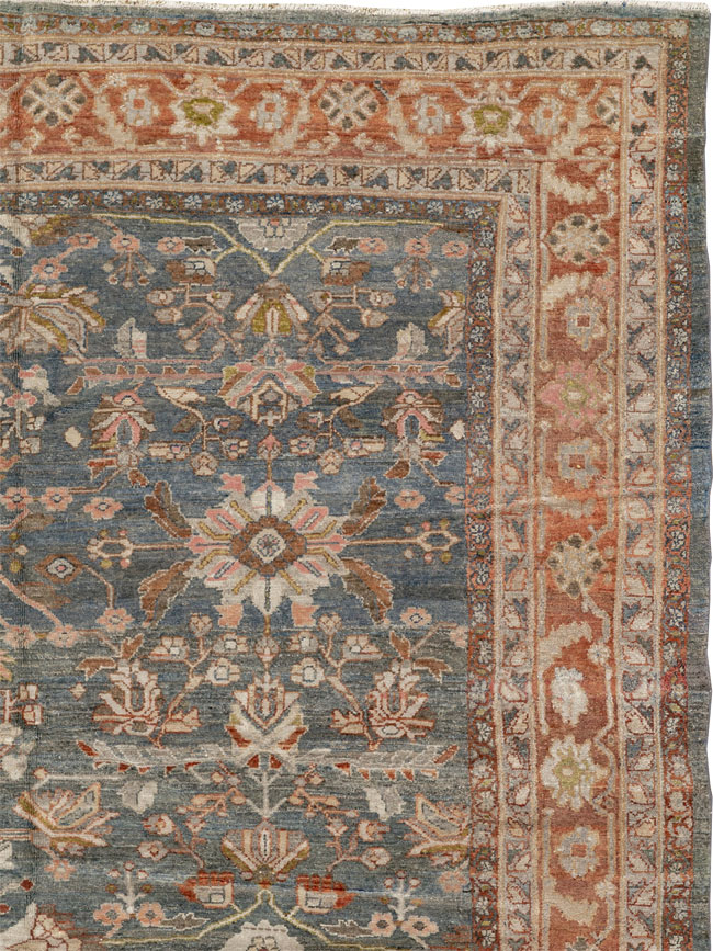 Antique Persian Bibikabad Room Size Carpet, No.30597 - Gss