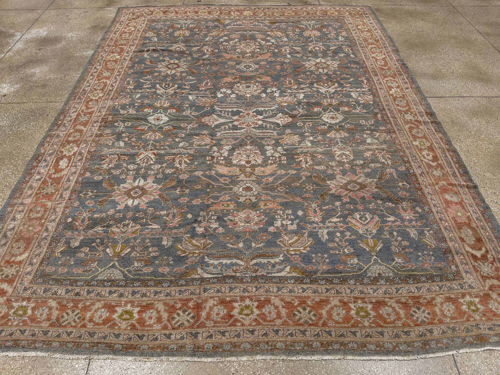 Antique Persian Bibikabad Room Size Carpet, No.30597 - Gss