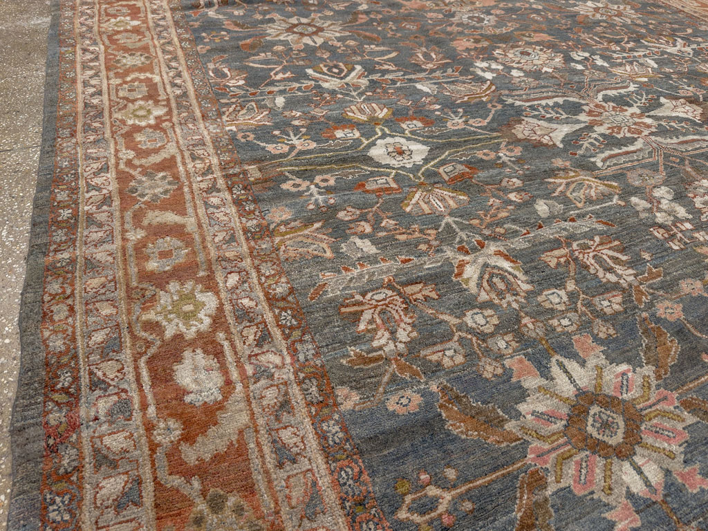Antique Persian Bibikabad Room Size Carpet, No.30597 - Gss