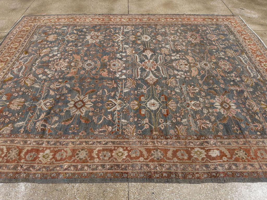 Antique Persian Bibikabad Room Size Carpet, No.30597 - Gss