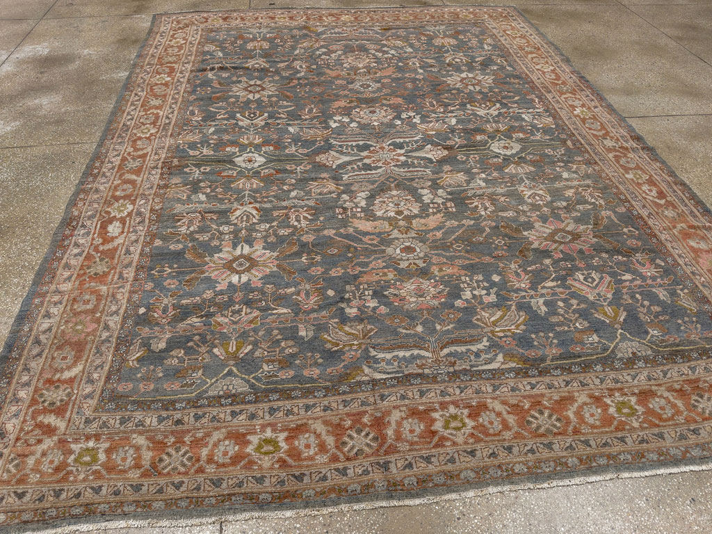 Antique Persian Bibikabad Room Size Carpet, No.30597 - Gss