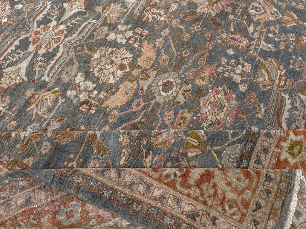 Antique Persian Bibikabad Room Size Carpet, No.30597 - Gss