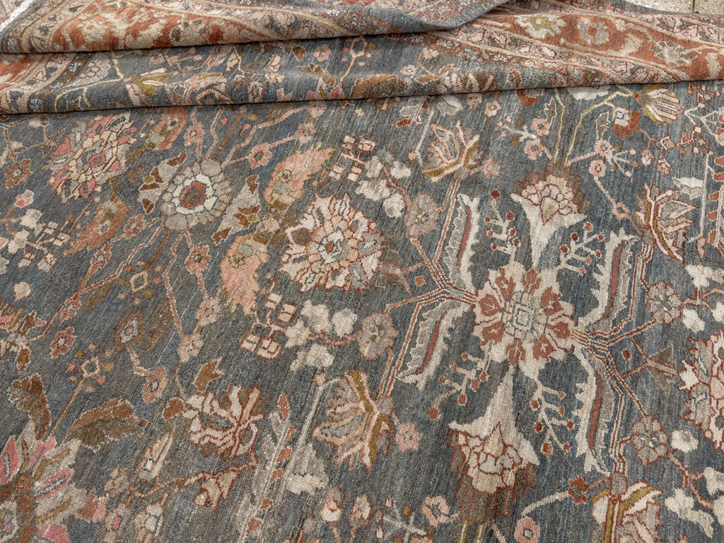 Antique Persian Bibikabad Room Size Carpet, No.30597 - Gss