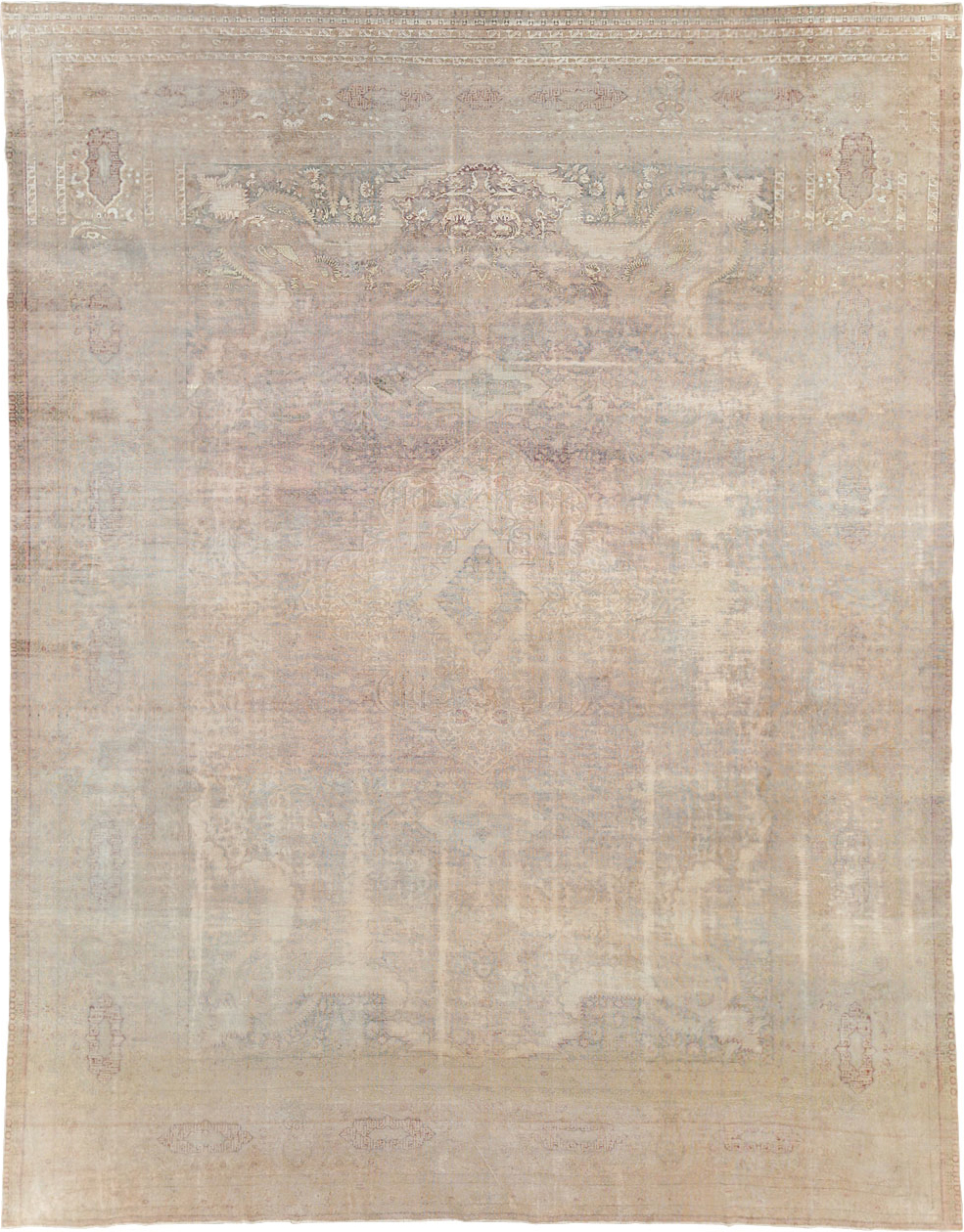 Antique Turkish Kayseri Room Size Carpet, No.30599 - Gss