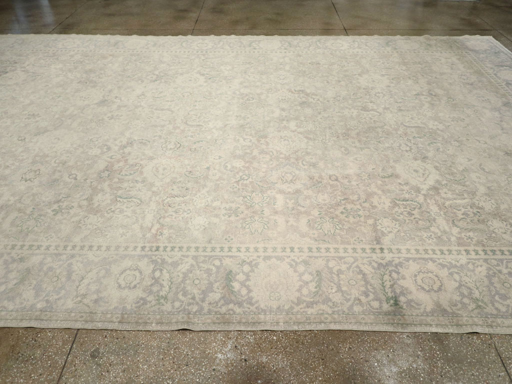 Vintage Turkish Oushak Oversize Carpet, No.30606 - Gss