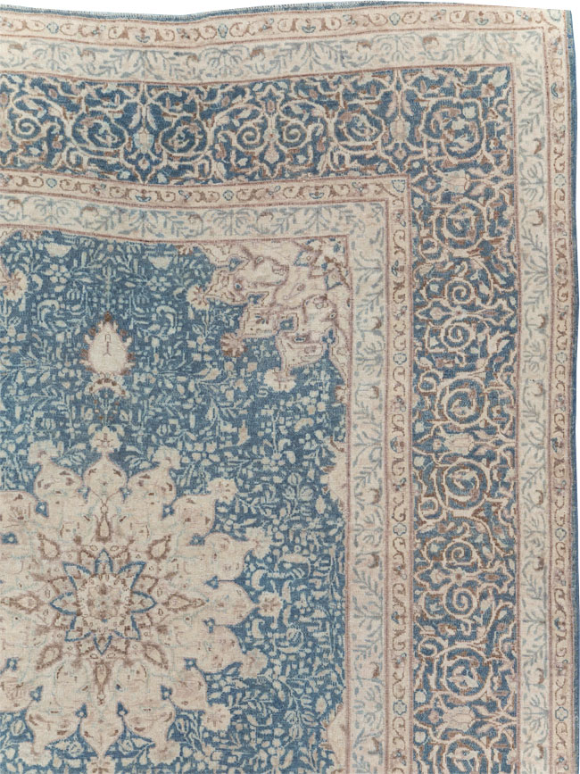 Vintage Persian Mashad Room Size Carpet, No.30609 - Gss