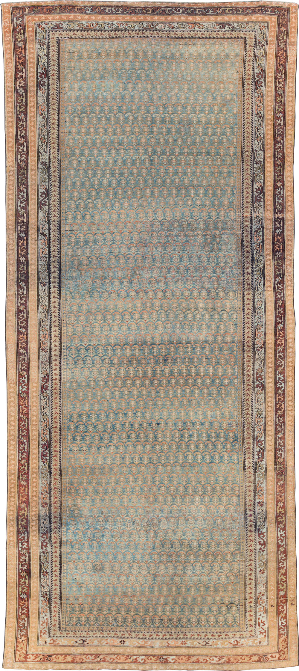 Antique Persian Kurd Large Gallery Carpet, No.30610 - Gss