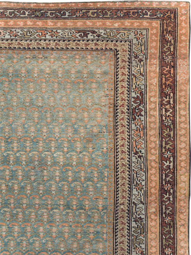 Antique Persian Kurd Large Gallery Carpet, No.30610 - Gss