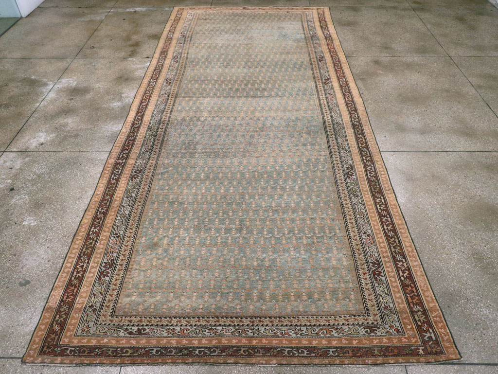 Antique Persian Kurd Large Gallery Carpet, No.30610 - Gss